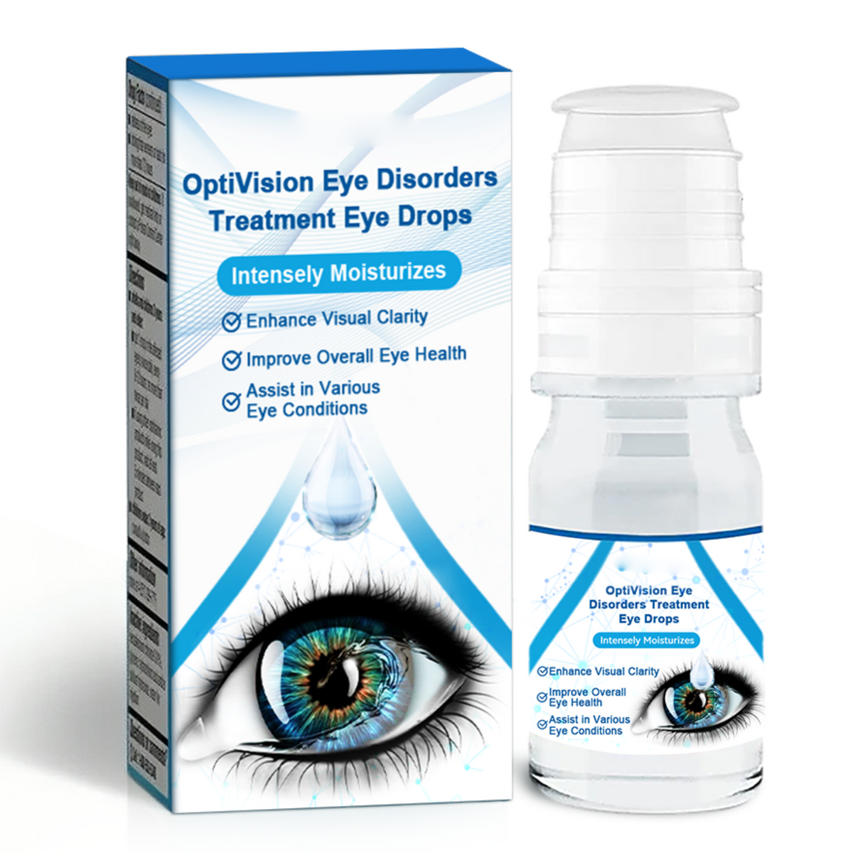 OptiVision Eye Disorders Treatment Eye Drops – Tangy Berry